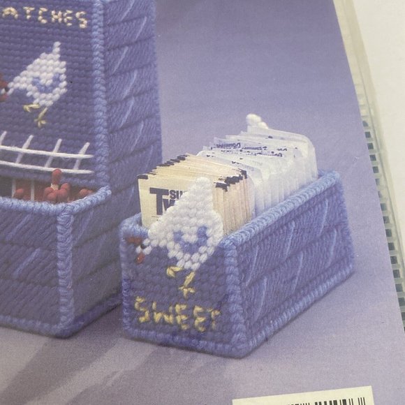 Plastic Canvas Needlepoint Kit Country Charmer 3 pc. Kitchen Set - Picture 5 of 8